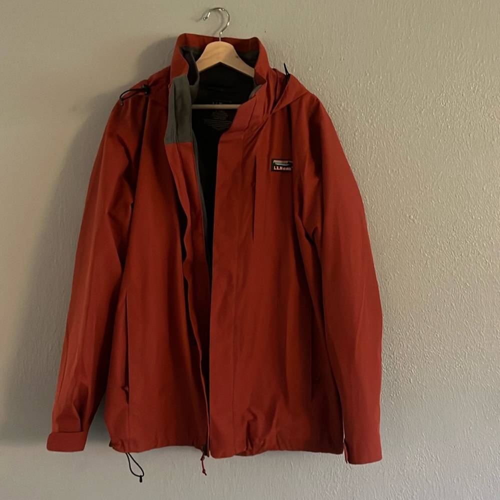 Men’s LL Bean Sweater Fleece 3 in 1 jacket